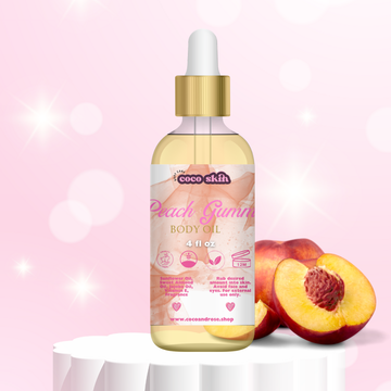 Peach Gummies Body Oil